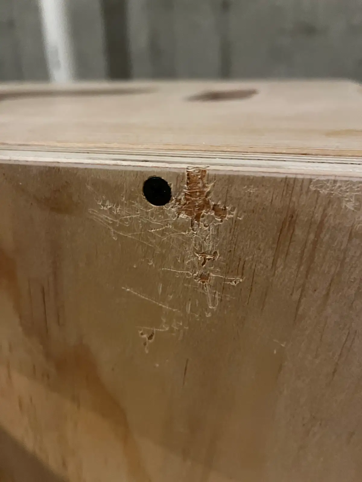 Plyo box shipping damage Plyo box shipping damage