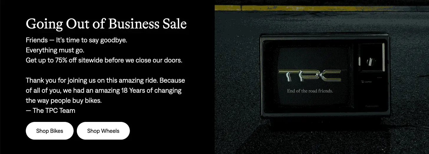 RIP: The Pros Closet "Going Out of Business Sale" Notice RIP: The Pros Closet "Going Out of Business Sale" Notice