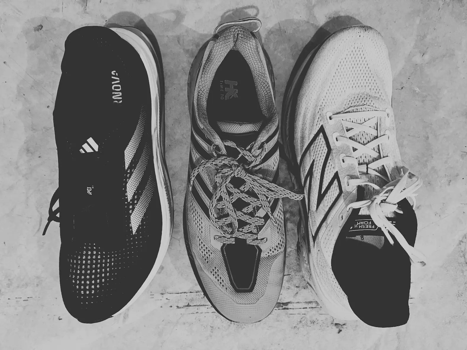 My marathon training shoe rotation My marathon training shoe rotation